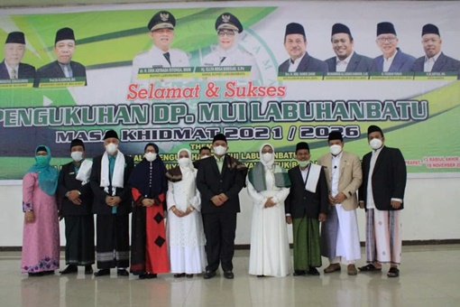 Bupati Labuhanbatu Erik Adtrada Ritonga Ucapkan Selamat Pengurus Baru MUI